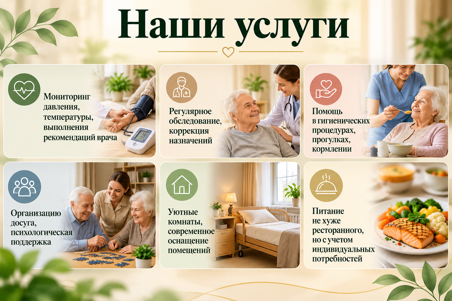 дом престарелых для лежачих больных Днепр